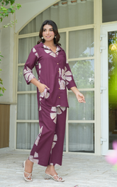 wine co-ord set, pvoria